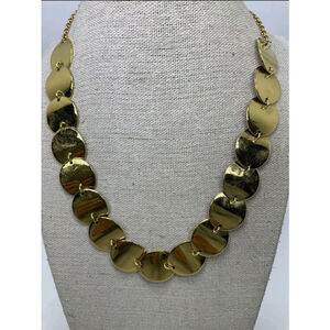 Kate Spade New York Goldtone Oval Disc Link Necklace | NWOT | 17" NWOT